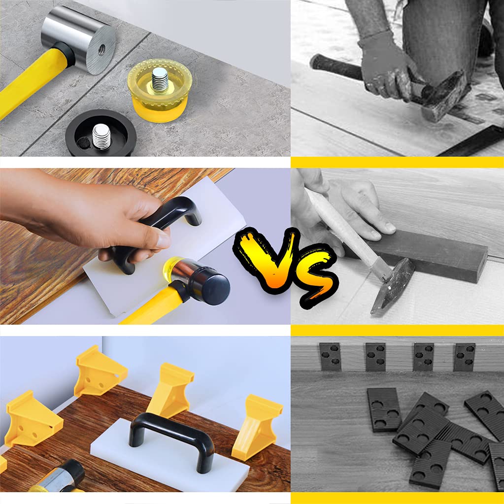 NAACOO heavy pull bar with soft pads protects floors during installation.
