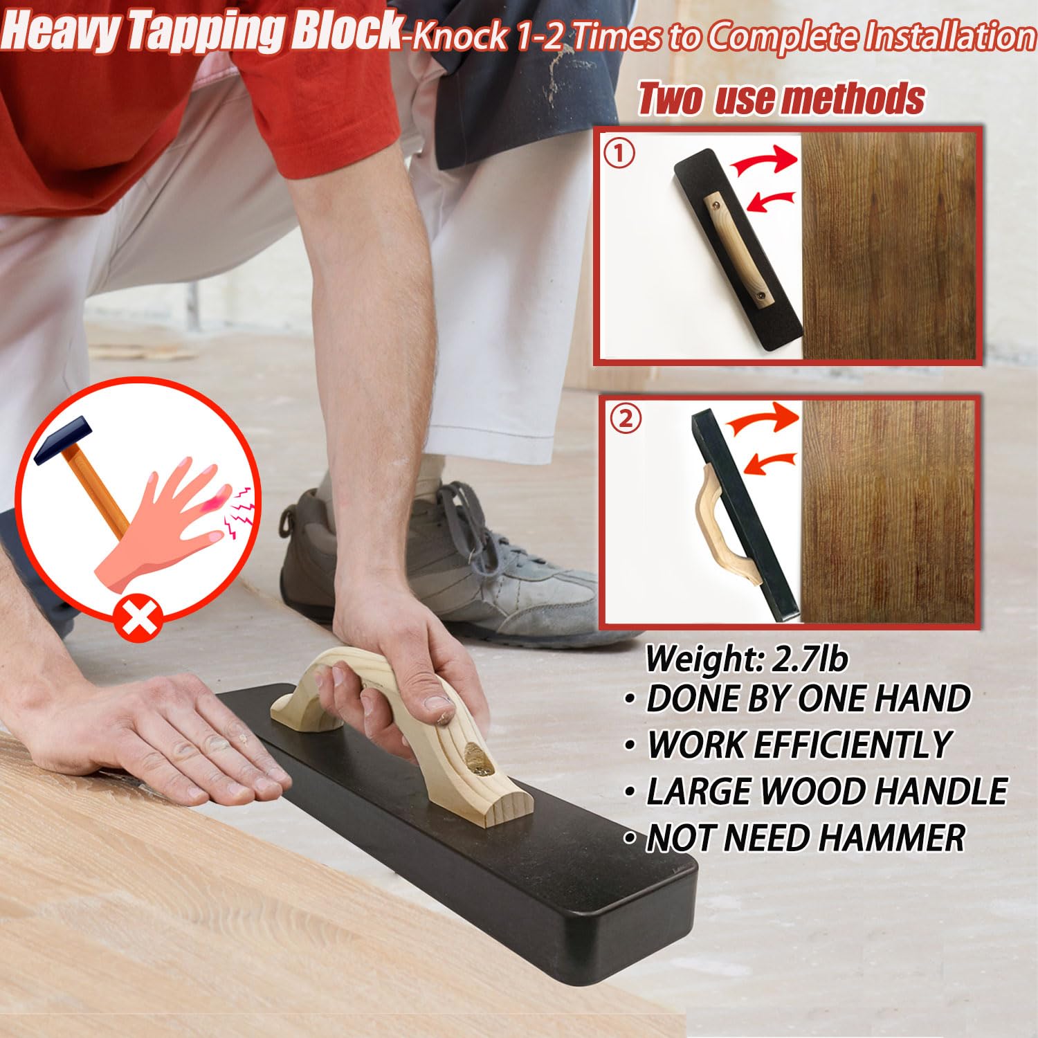 NAACOO heavy pull bar reaches near walls without damage