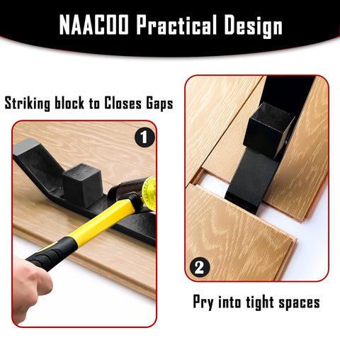 NAACOO pull bar with T-shaped steel angle for accurate fit.