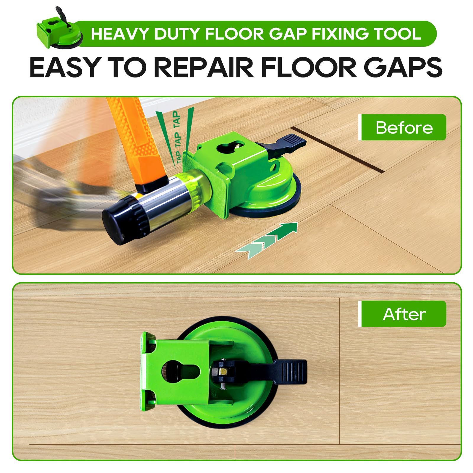 NAACOO five sticky pads included for deeper texture floor repairs