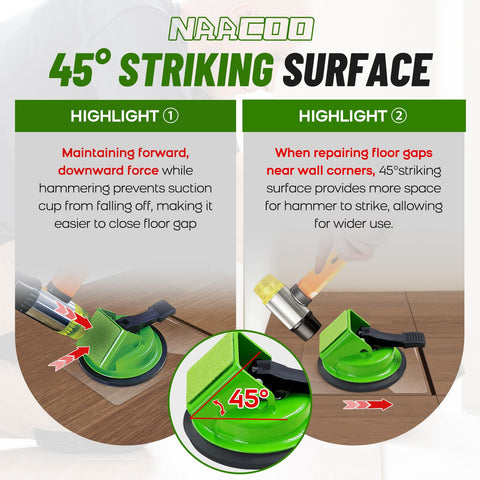 NAACOO sticky pads kit improves grip during floor gap repairs