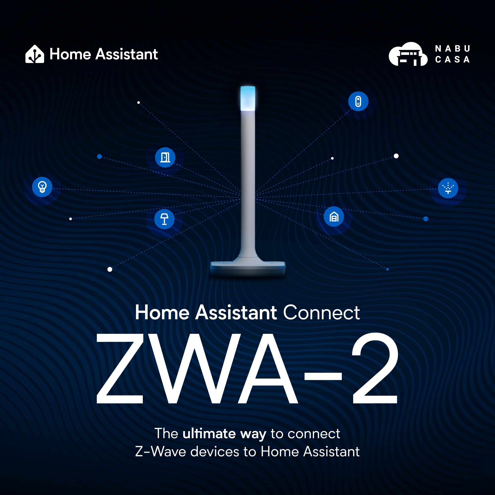 Nabu Casa ZWA-2 long-range enables distant devices with reliable connection.