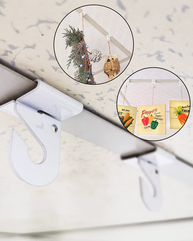 NACETURE ceiling grid hook for easy hanging of banners and posters