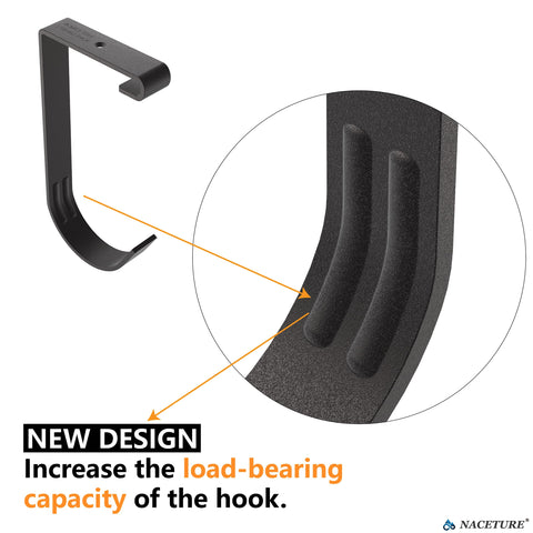 NACETURE flat hook accessory expands ceiling storage options for garages.