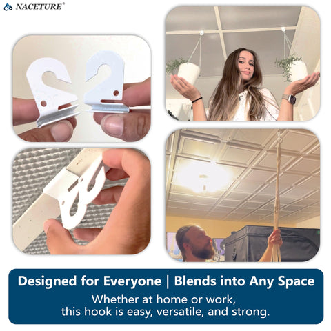 NACETURE rustproof ceiling hook suitable for long-term use