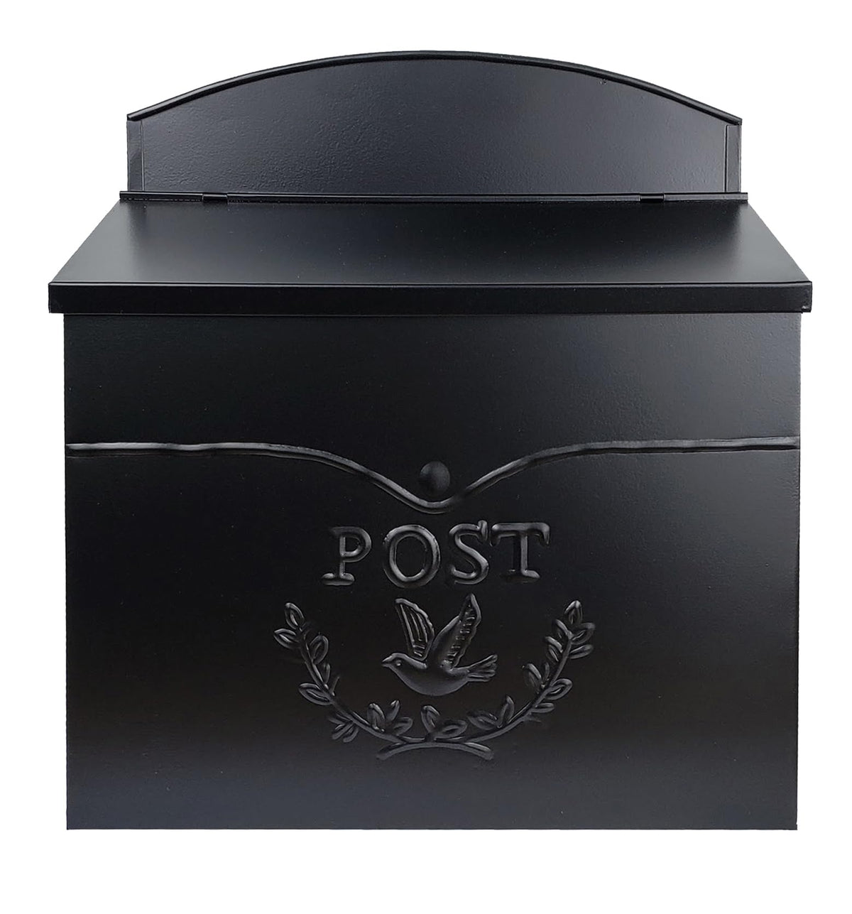 NACH Chelsea wall mount mailbox outside, secure and weather-ready for daily mail.