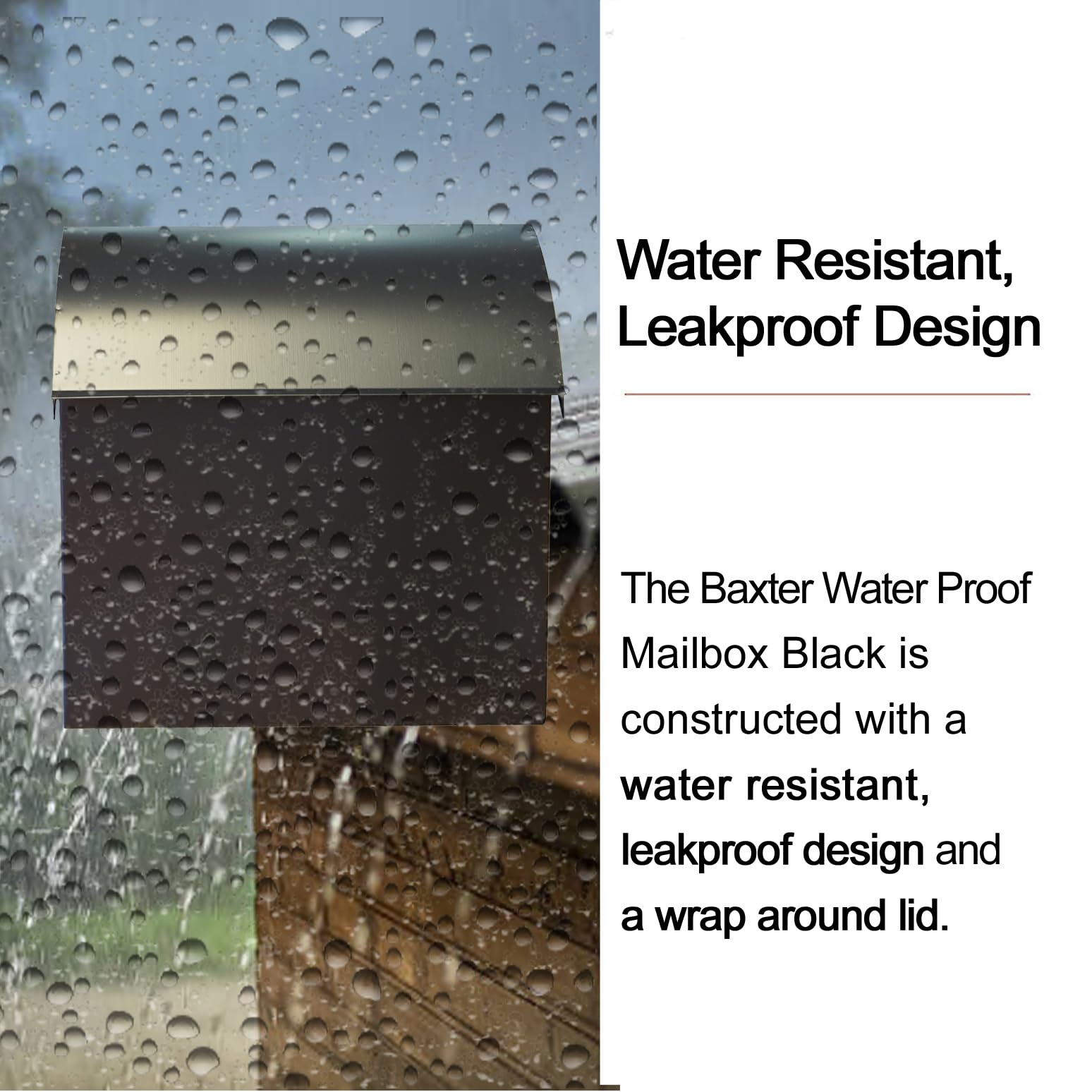 NACH powder-coated finish resists rust and weathering.