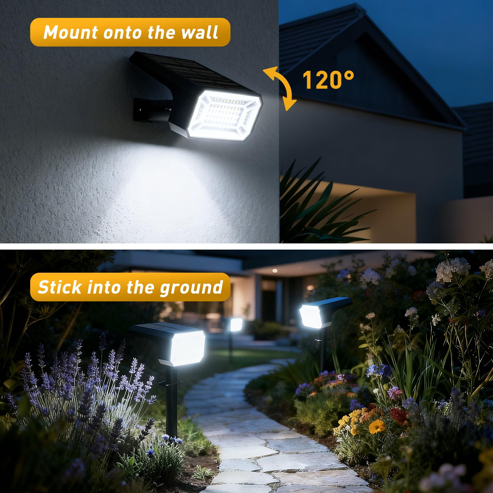 NACINIC IP65 rating resists rain and snow across seasons.