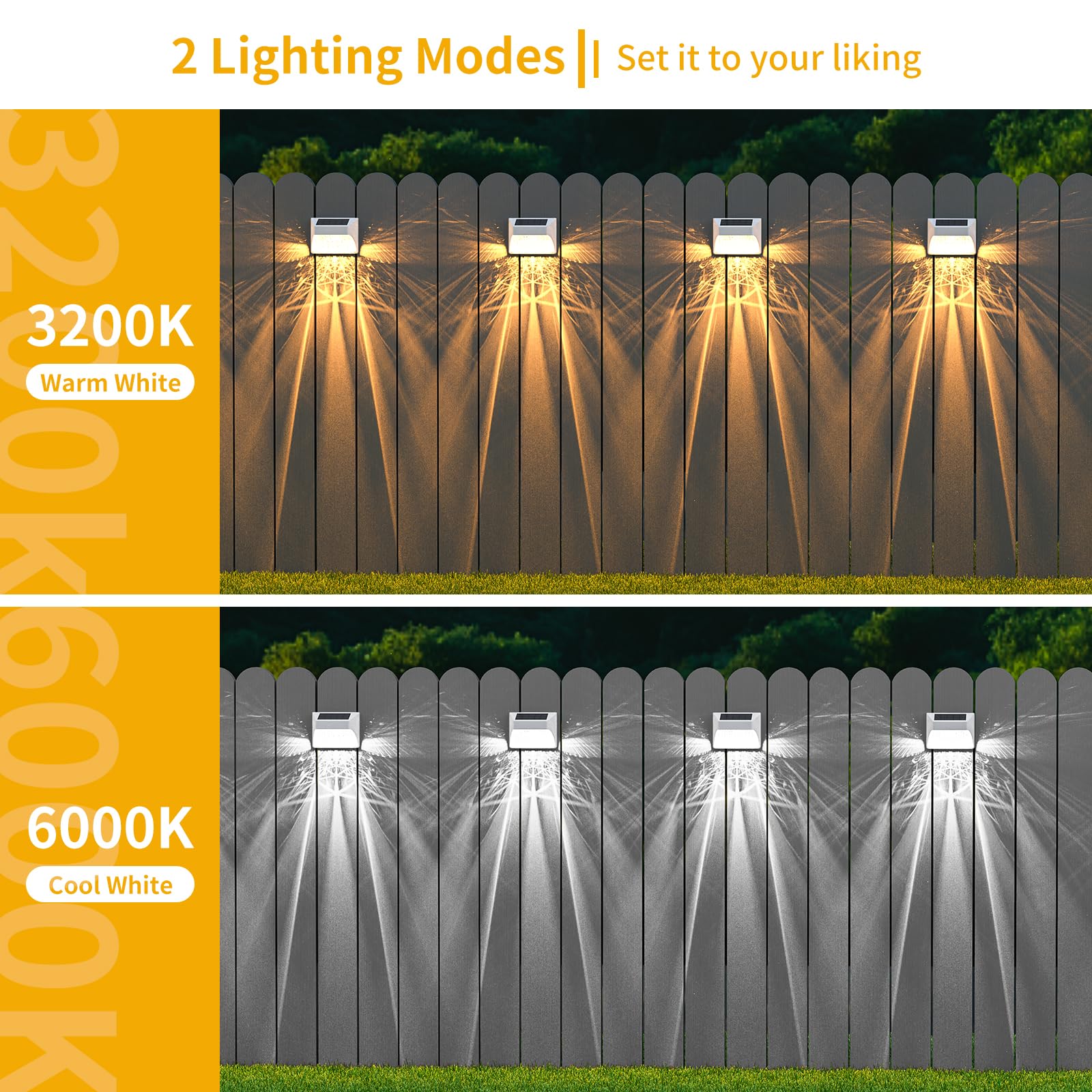 NACINIC solar step light cool white provides crisp contrast for modern exteriors and pathways.