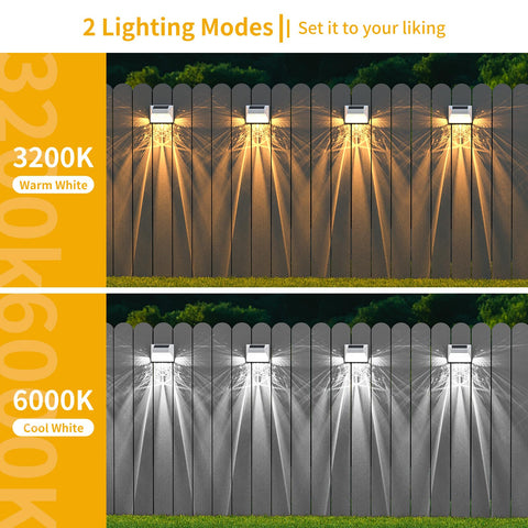 NACINIC solar step light cool white provides crisp contrast for modern exteriors and pathways.