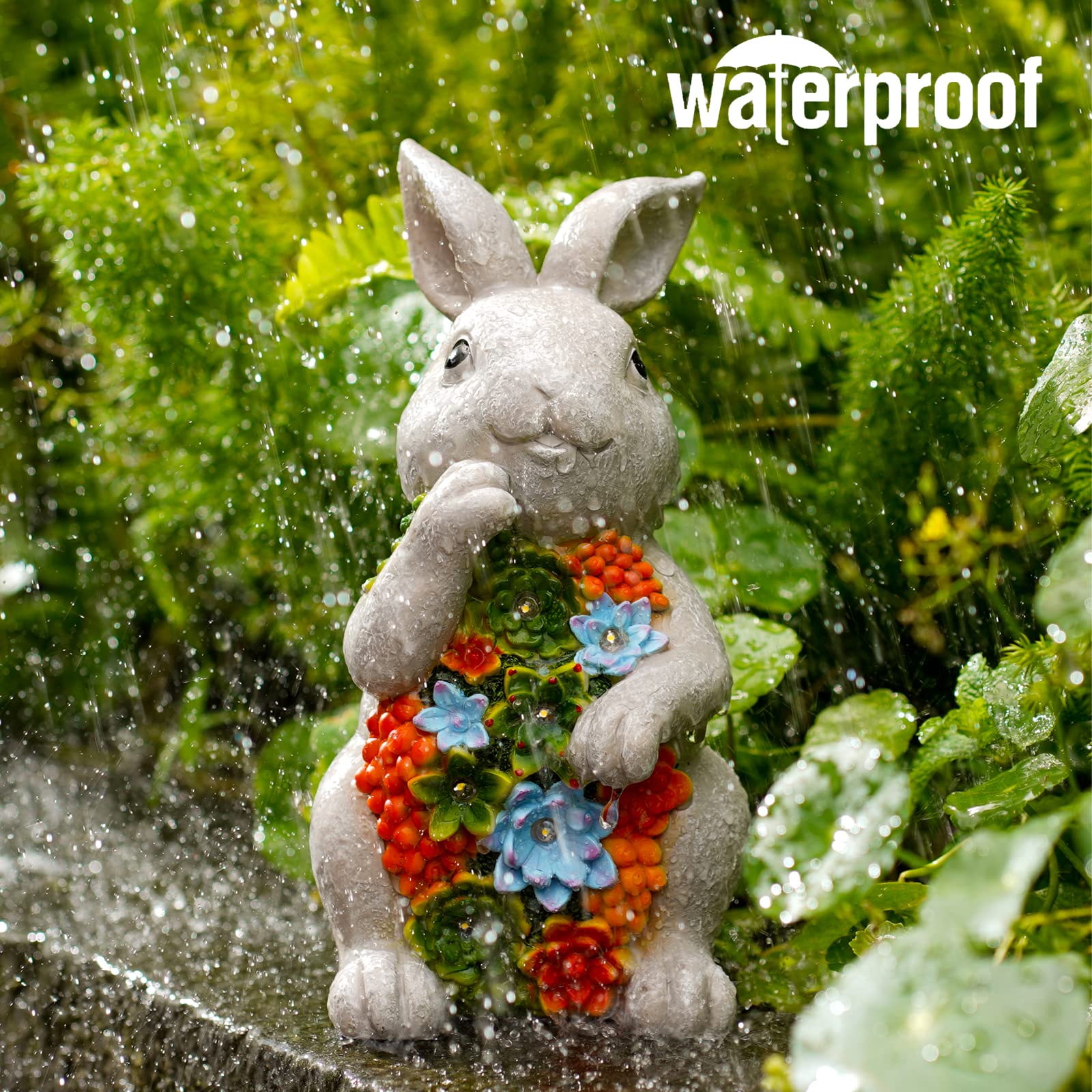 Nacome bunny statue packed in gift ready box for Mom or Grandma