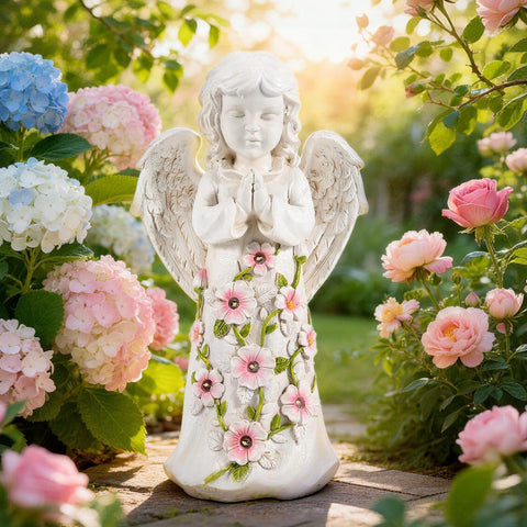 Nacome terrace decoration angel succulent LED lights delivers tranquil garden ambiance