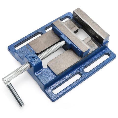 Nagpew drill press vise with 4 inch jaw opens wide for versatile drilling projects