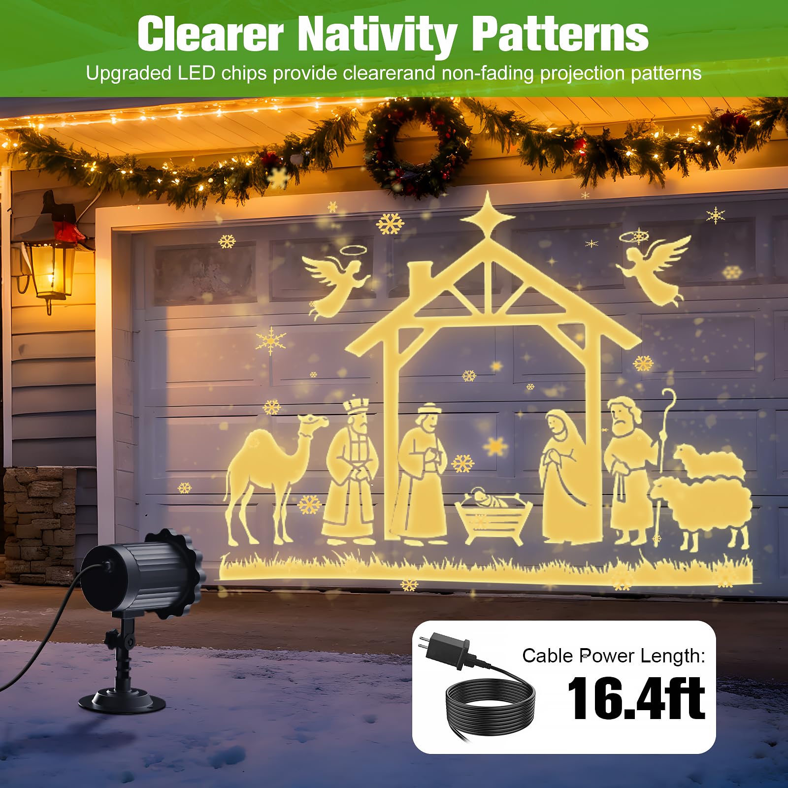 Nagudenfo brighter projection animation for clear outdoor scenes