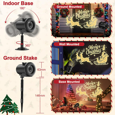 Nagudenfo easy setup makes holiday decorating quick and simple