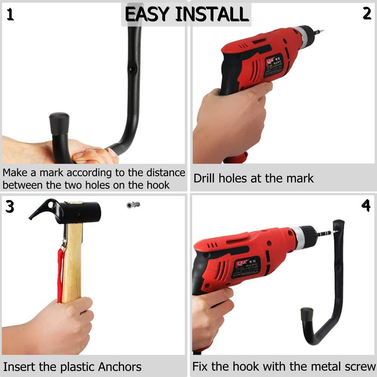 Naikozmo wall mount rack helps organize tools in garages shops and sheds
