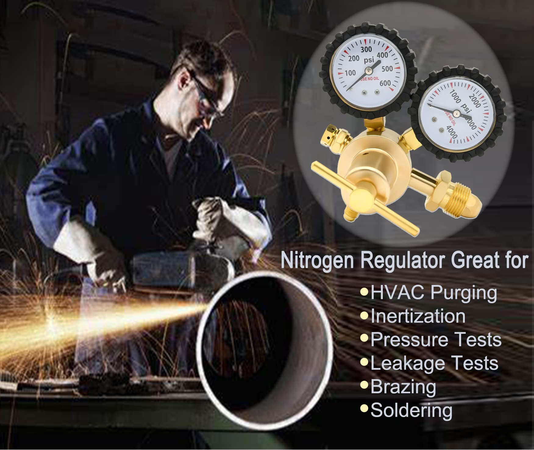 Brass body and large handle for durable, easy adjustments.