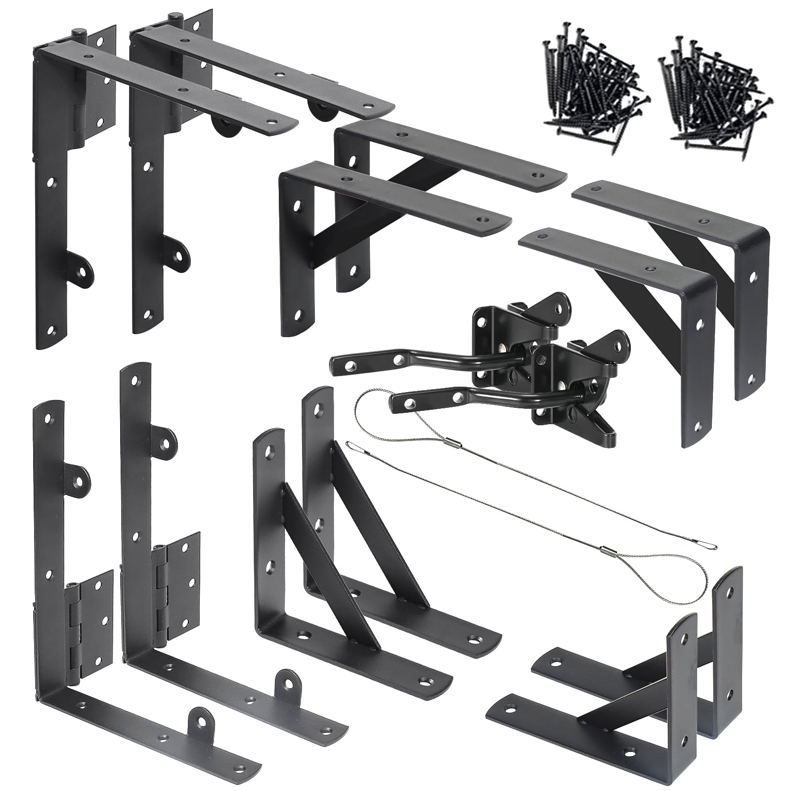 NAKIS anti-sag hinges stabilize wooden gates for smoother operation.