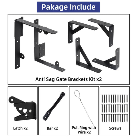 NAKIS gate latches provide secure closure for outdoor gates.