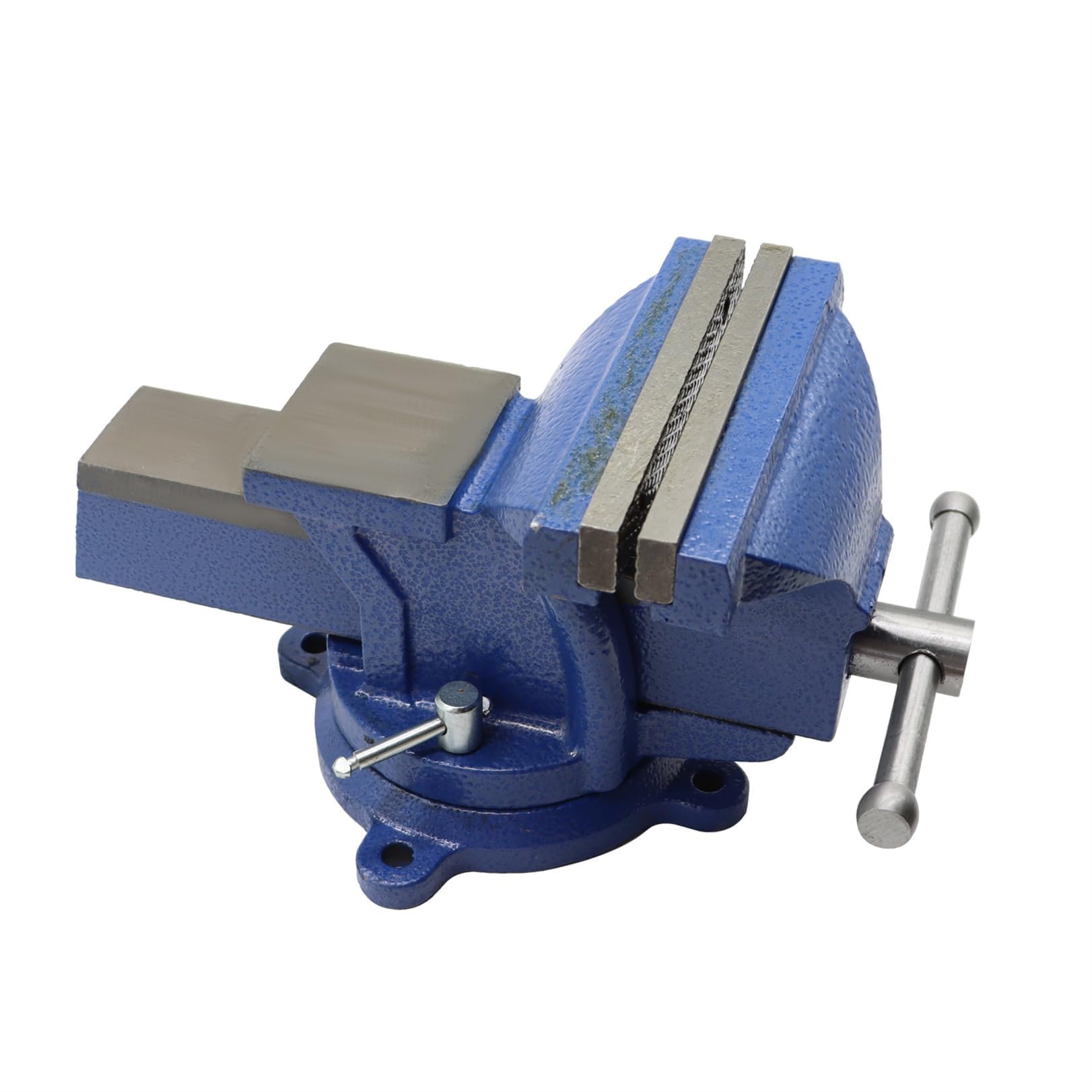Nakkaa bench vise in use on a workbench for woodworking or metalworking