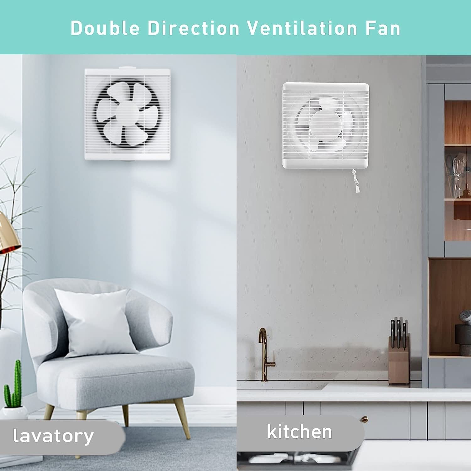 Nalle vent fan in action enabling quick air exchange for comfort and safety.