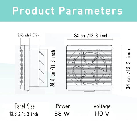 Nalle thickened blade focus emphasizing stable high-speed ventilation in demanding spaces.