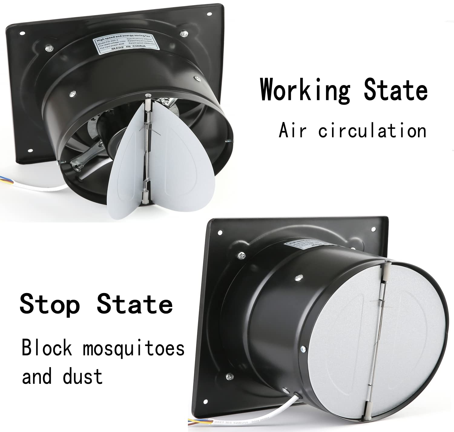 Nalle automatic valve reduces pests when the fan is off