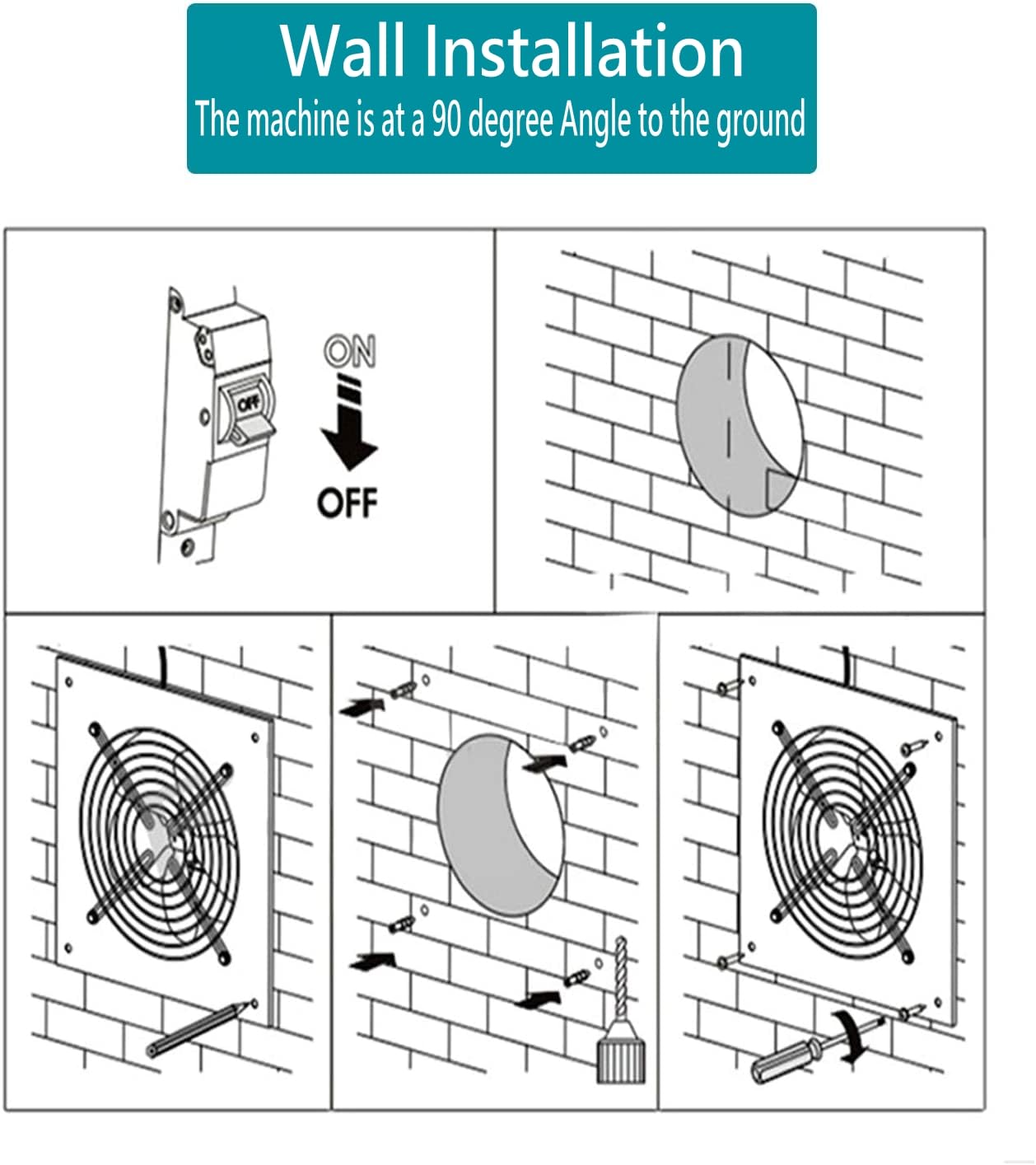 Nalle through-wall installation highlight for flexible mounting options