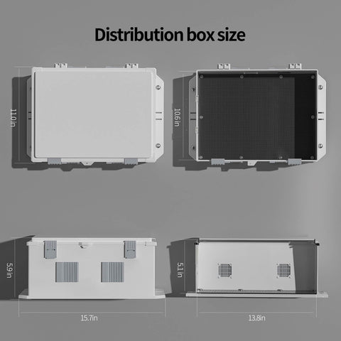 Outer and inner dimensions of Namunanee outdoor junction box