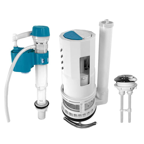 NANABIMIC 3inch top dual flush kit for one-piece toilets improves flush control.