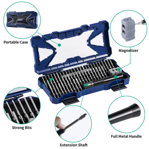 NANCH with automatic extension rod enables deep-screw access
