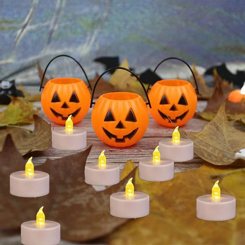 Nancia tea lights ideal for weddings and parties with safe ambiance.