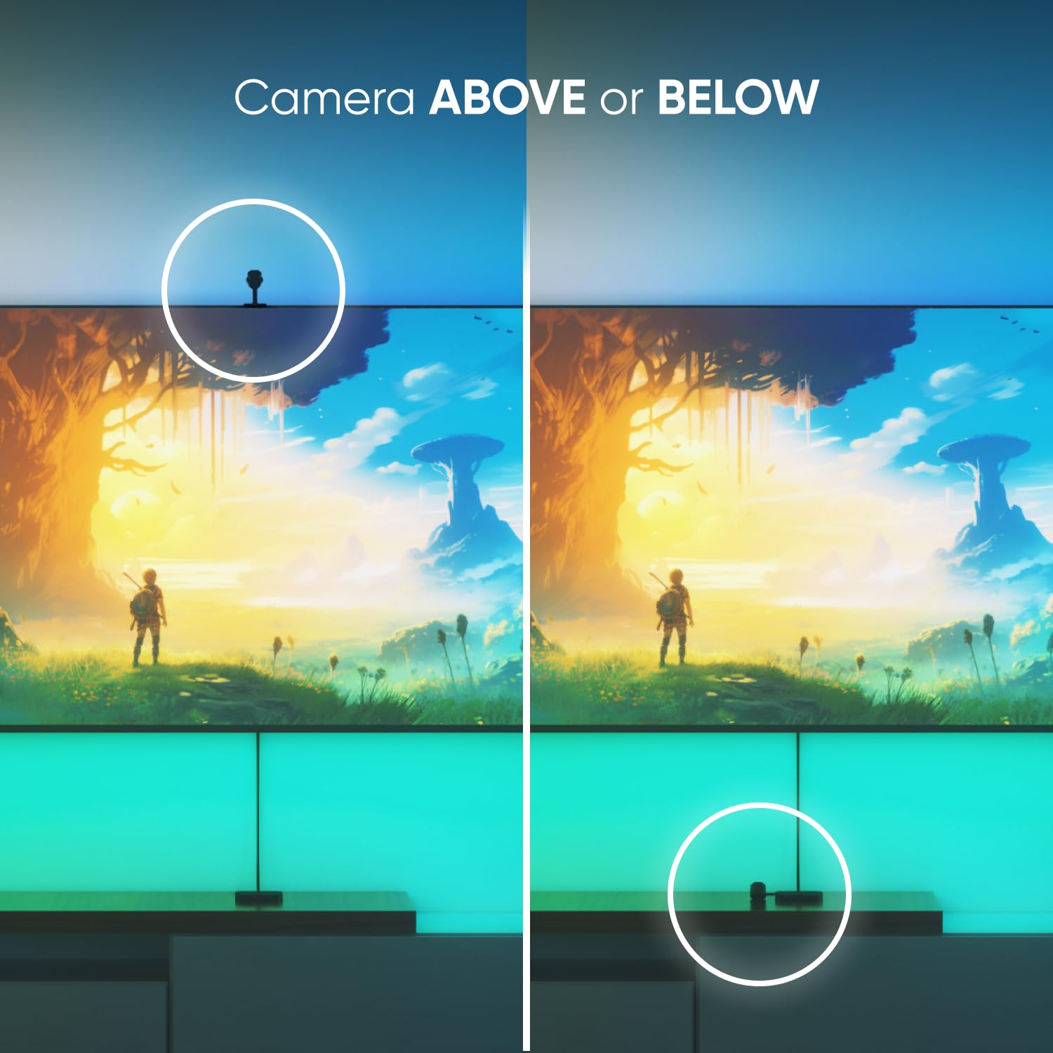 Nanoleaf 4D V2 four mirror modes offer varying immersion levels