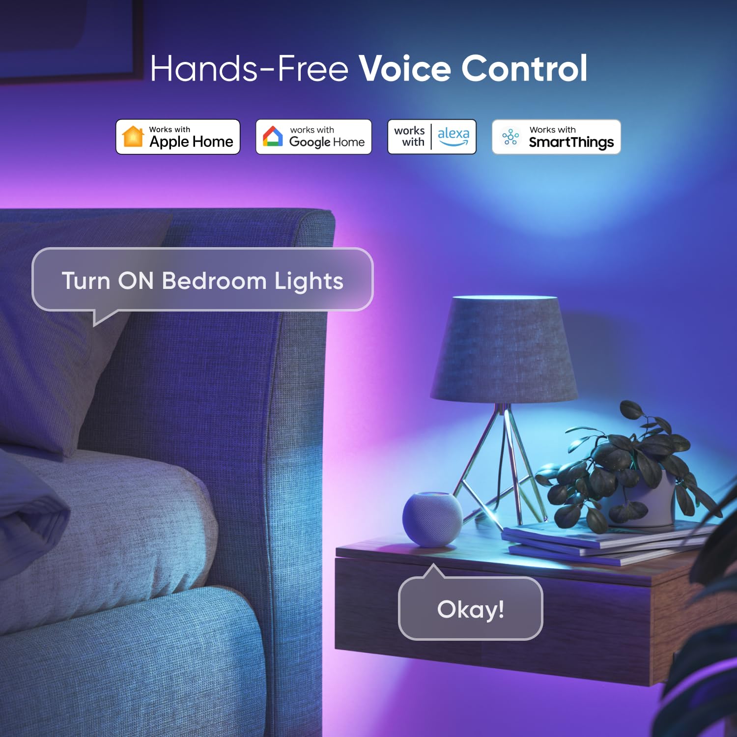 Nanoleaf Essentials bulb rgbtw supports customizable color temperature and hues