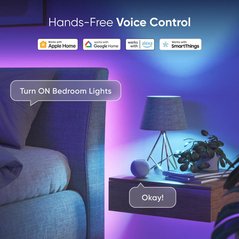 Nanoleaf Essentials bulb rgbtw supports customizable color temperature and hues