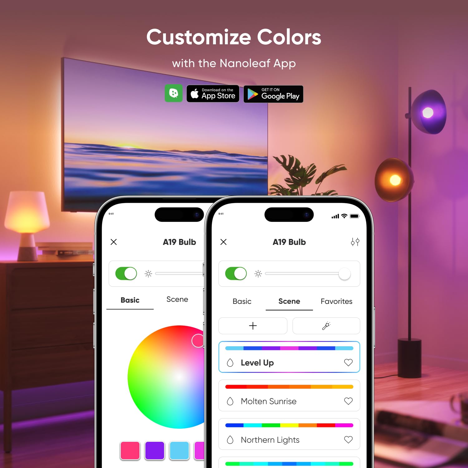 Nanoleaf Essentials bulb with voice-control for hands-free lighting