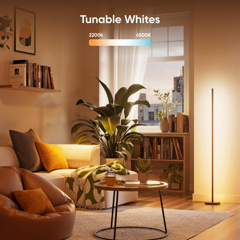 Nanoleaf lamp mirrors screen colors for cohesive visuals