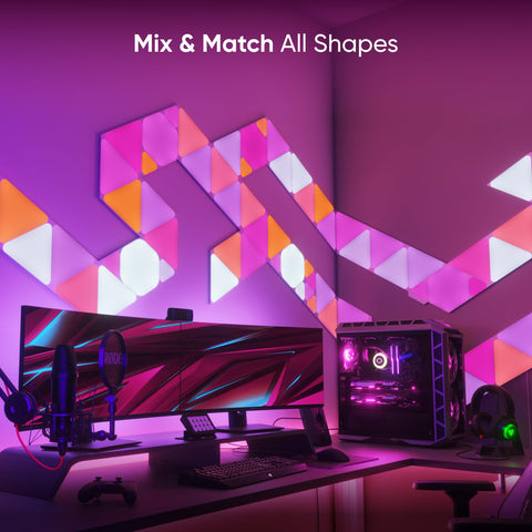Nanoleaf Shapes Hexagons 7-pack scheduling and automation for daily life.