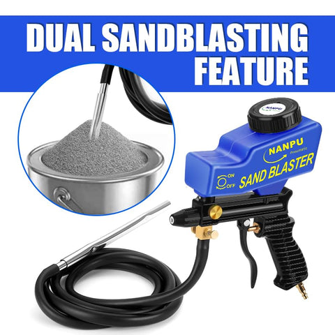 NANPU ceramic nozzle closeup shows durable, consistent blasting performance.