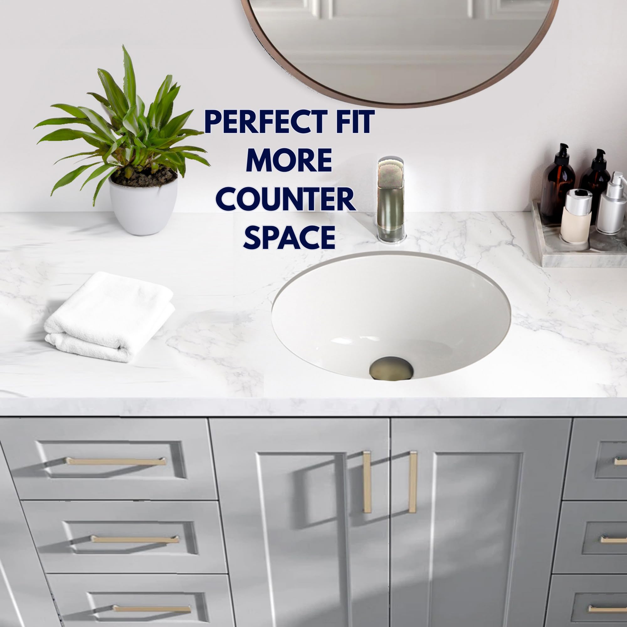 Nantucket Sinks UM-13x10-W vitreous china with gloss finish.
