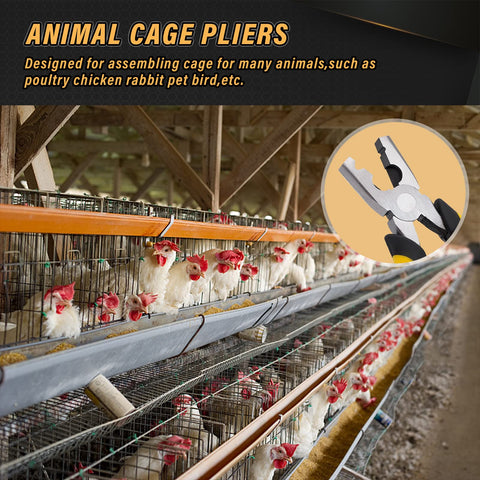 NAOEDEAH bird and quail cage clip with versatile applications