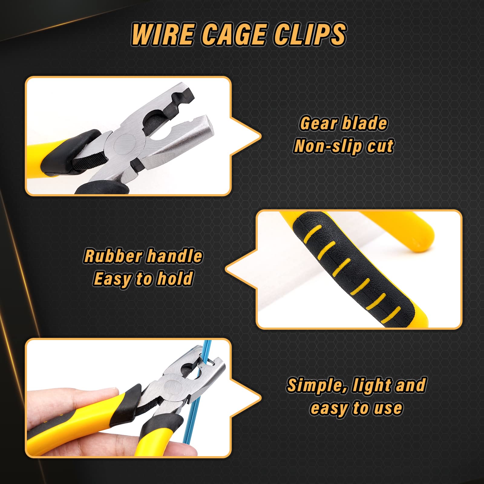 NAOEDEAH chicken coop clips for durable poultry runs
