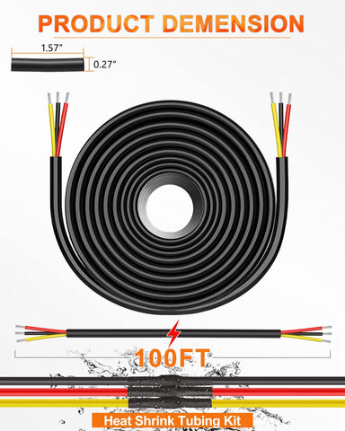 NAOEVO 16 AWG allows easy stripping and crimping for quick setups.
