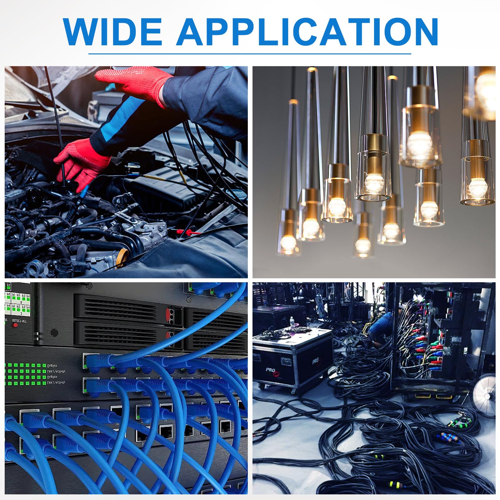 NAOEVO 16 AWG 4-conductor wire suited for automotive and marine use.