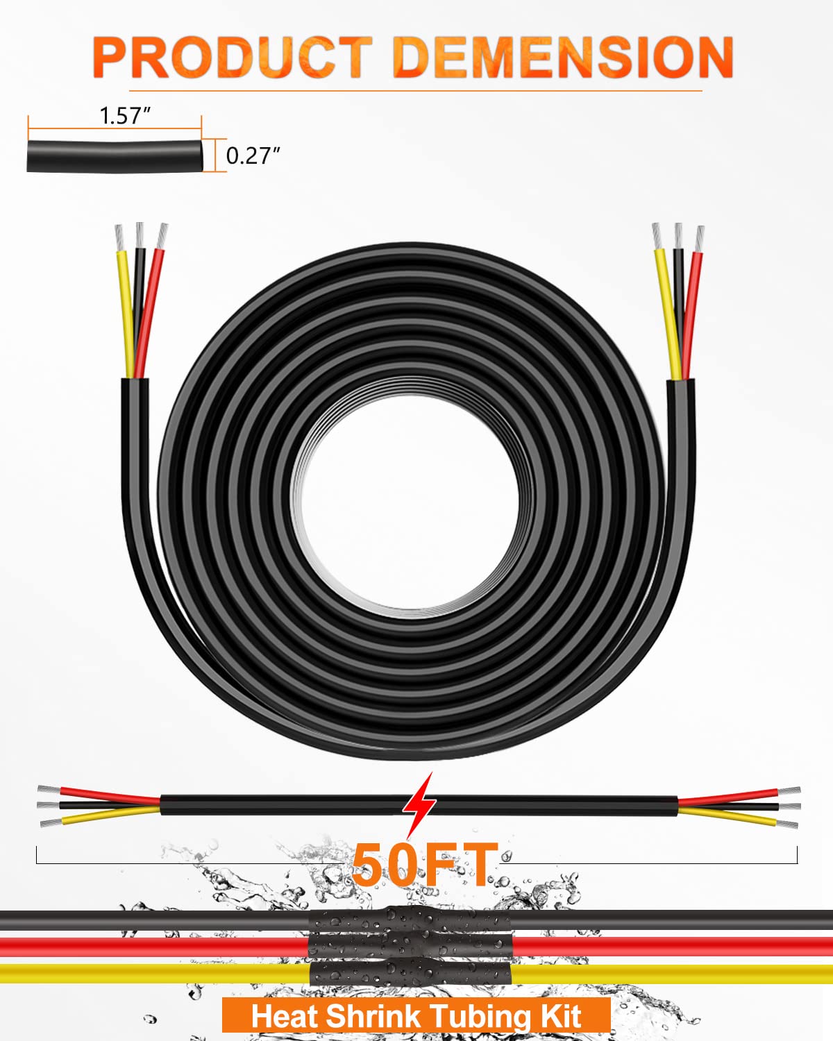 NAOEVO easy-strip 20 AWG wire enables quick terminations in vehicles