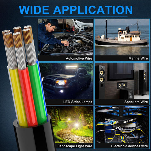NAOEVO versatile wiring in automotive, marine, and indoor lighting setups