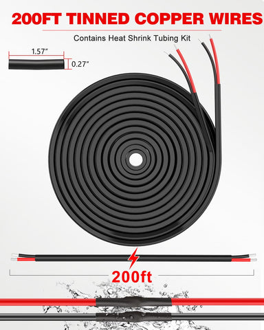 NAOEVO flexible 18 AWG wire that bends to fit tight spaces.