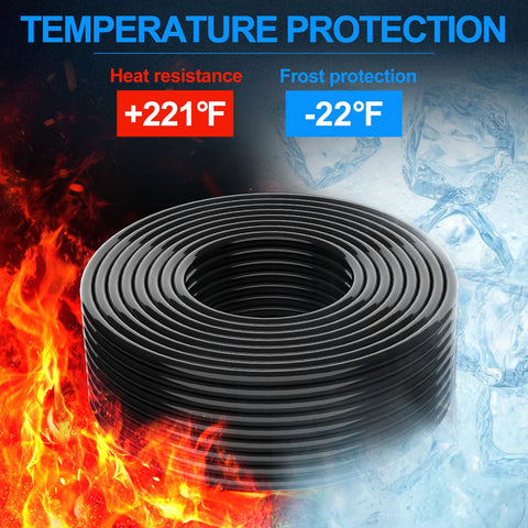 NAOEVO flexible 16AWG wire is lightweight and easy to bend for tight spaces.