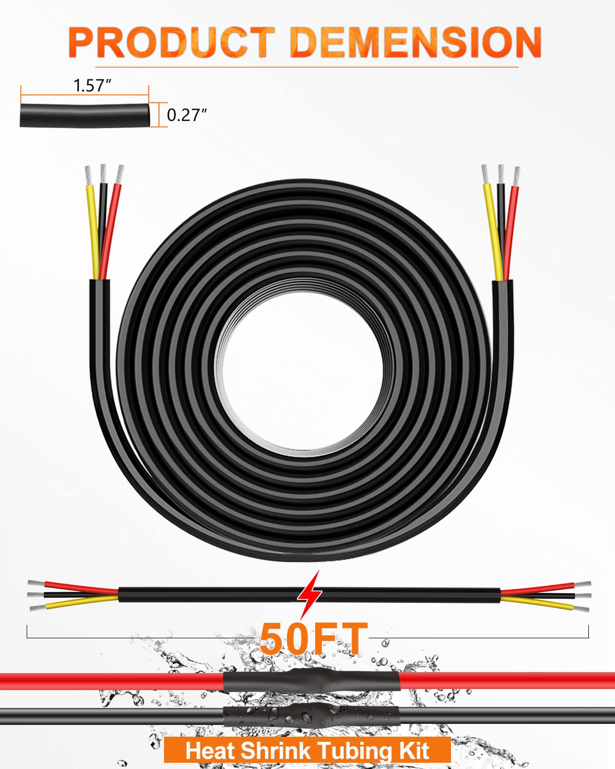 NAOEVO flexible PVC insulated wire easy to route and bend