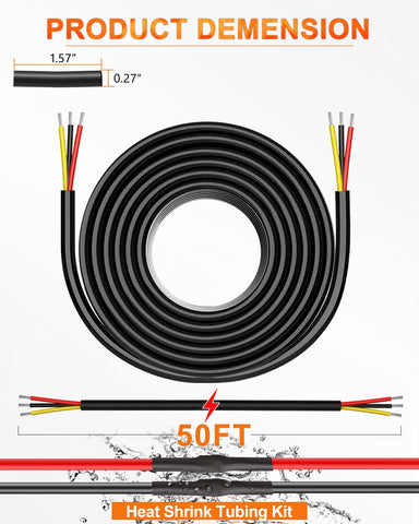 NAOEVO flexible PVC insulated wire easy to route and bend